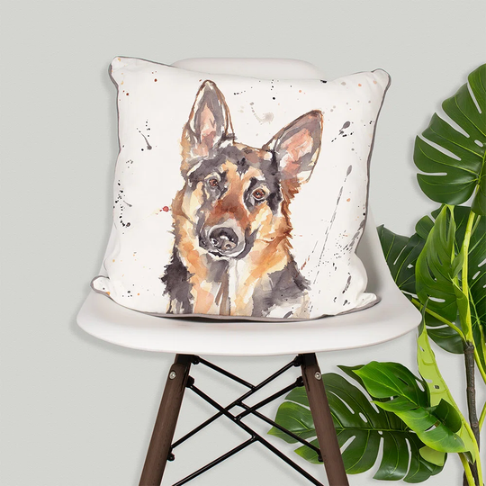 Mans Best Friend German Shepherd Cushion