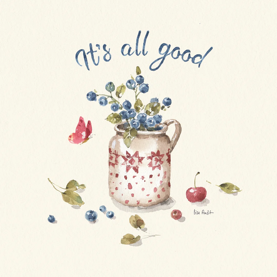 Summer Garden XV by Lisa Audit - Wrapped Canvas Typography Print