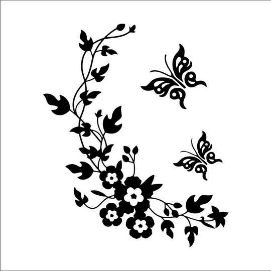 Funny Novelty Butterfly&Flower Toilet Seat/Sticker/Decal Fashion 3D Wall Stikcers On The Wall Home Decoration