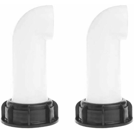 2 pcs Water Tank Adapter, Water Tank Valve, ibc Drain Tank Adapter for ibc Water Tanks, Tonnage Valves, Agricultural Irrigation, Pipelines, Plastic,