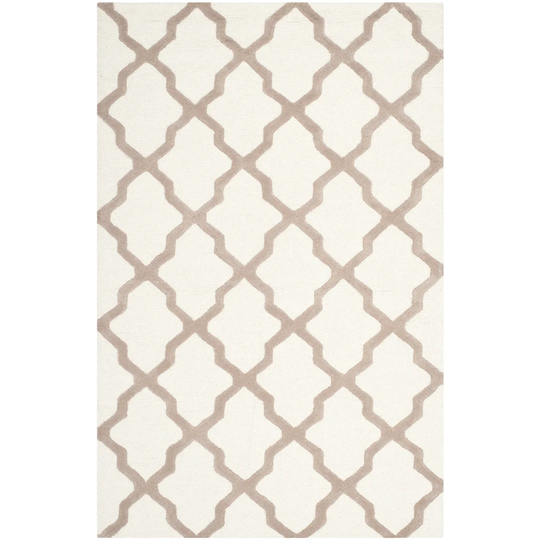 Darbonne Hand-Tufted Wool Ivory/Beige Rug