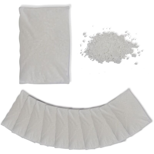 Desiccant Calcium Chloride Refill Bags 10 pcs 10 kg - White