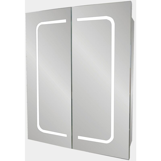 Designer Line 2-Door Mirrored Bathroom Cabinet 800mm Wide - Verona
