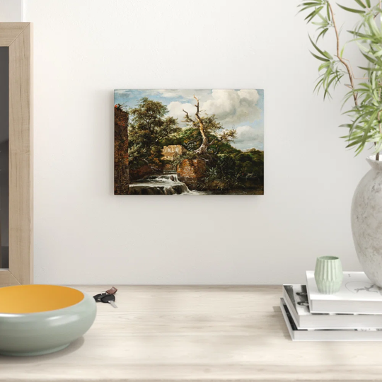 Landscape with a MIll and Ruins' by Jacob Ruisdael Wall Art