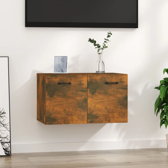 Latitude Run Wall Cabinet Concrete Grey 60X36.5X35 Cm Engineered Wood