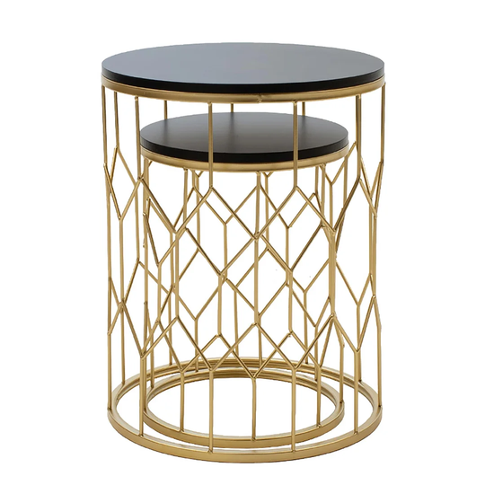 Fabiola Metal 2 Piece Nest of Tables