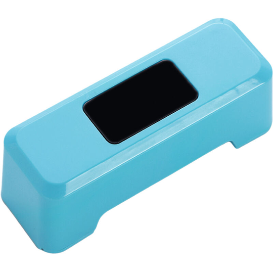 Touchless Infrared Induction Toilet Push Button Touchless Toilet Flush Valve Push Button Smart Sensor Close Tool, Blue - Blue