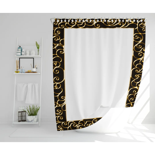 Orval Polyester Shower Curtain Set