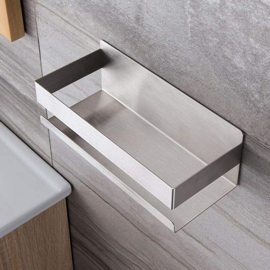 Self-adhesive Shower Caddy No Drilling Shower Caddy Bathroom Shelf SUS304 Stainless Steel