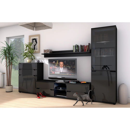 Kediri Standard Display Cabinet with Lighting