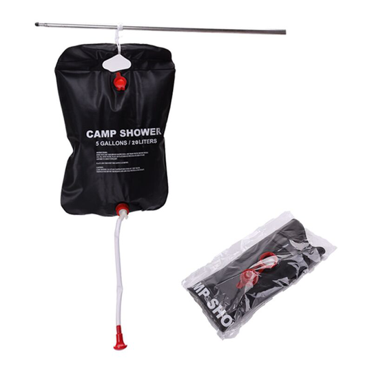 Perleraregb - Folding pvc Mountain Camping Shower Water Bag Travel Bath Bag of Water Bath Bath Outdoor Bag of Water--