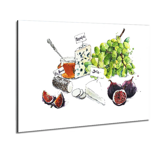 Perfect Cheeseboard - Unframed Painting on Metal