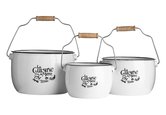 3-Piece Storage Pot Set