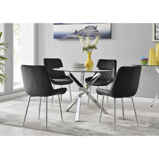 Wilkes-Barre 4 - Person Dining Set