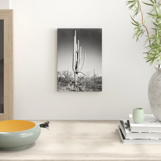 'Cactus in Arizona' by Ansel Adams Graphic Art