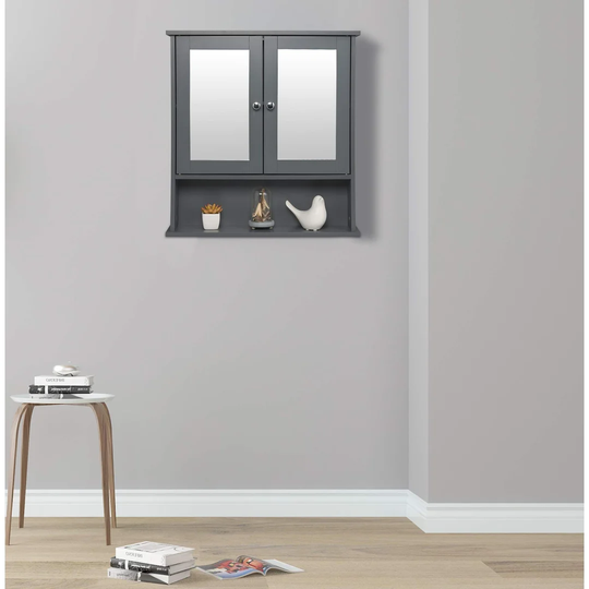 Elfrida 58.3cm x 56cm Surface Mount Mirror Cabinet