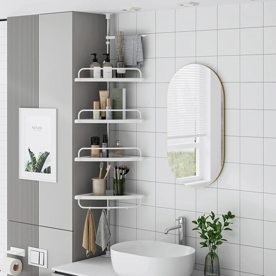 Adhesive Mount Stainless Steel Shower Shelf