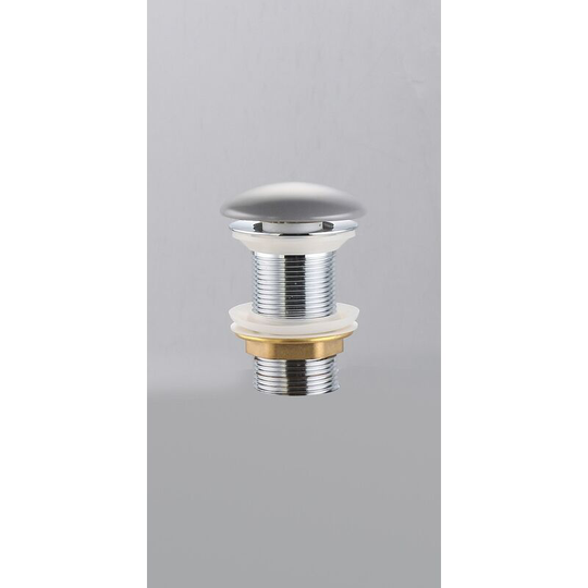 Swiss Aqua Technologies Infinitio 5/4' drain without overflow for washbasins and basins, grey matt (pzatkalgrm)