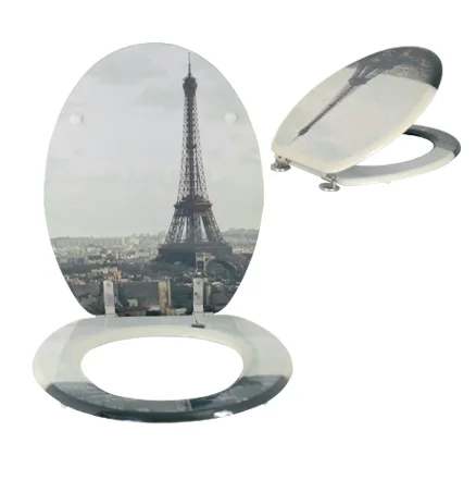 France MDF Elongated Toilet Seat
