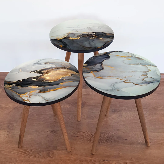 Arsenault 3 Piece Nest of Tables