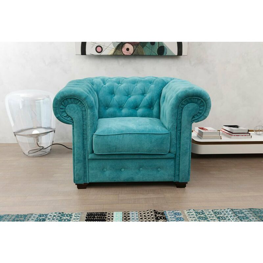 Regal Chesterfield Armchair Ocean - Ocean