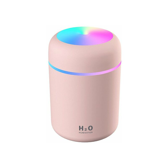 Perle Rare - Air Humidifier, Mini Ultrasonic Humidifier with 2 Adjustable Mist Modes, Auto Shut Off and Colorful Night Light, usb Portable Humidifier