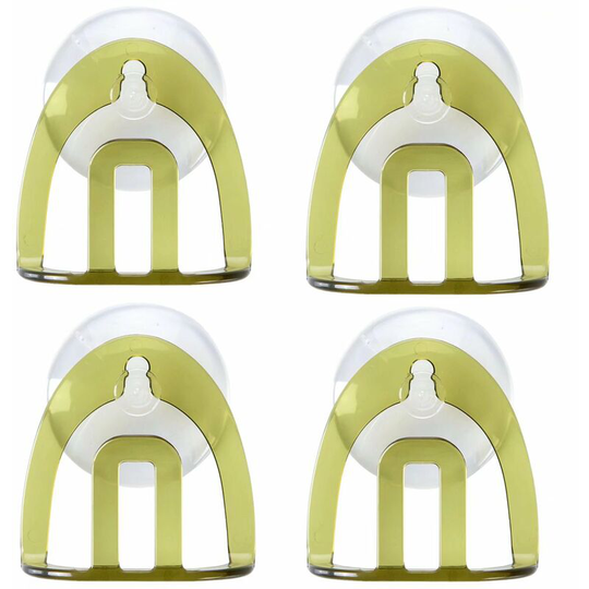 4pcs kitchen sucker Sink drainetry sponge storage holder kitchen sink dripper Drainer holder bathroom accessories organizer, green