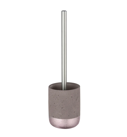 Mauve Freestanding Toilet Brush and Holder