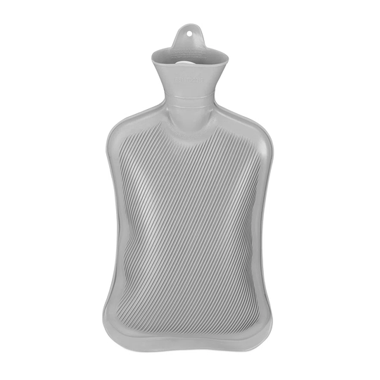 Gray hot water bottle