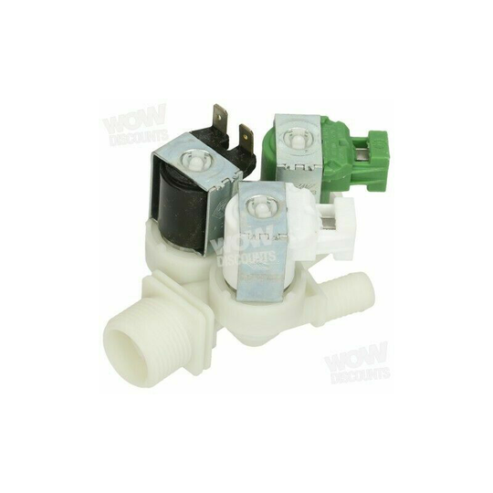 Electrolux 1249472141 Washing Machine 3 Way Cold Water Inlet Solenoid Valve