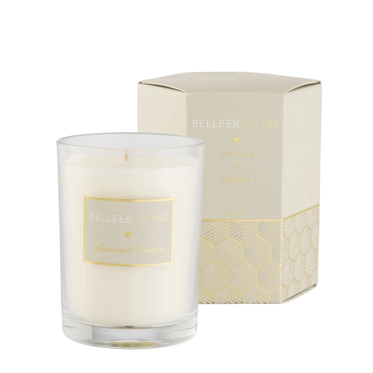 Jasmine and Vanilla Scented Jar Candle