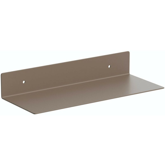 Mono taupe 300mm bathroom shelf - Taupe - Accents