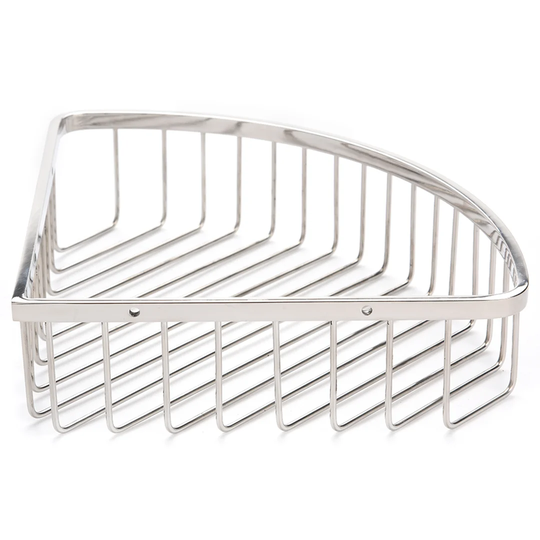 Honea Stainless Steel Bathroom Shower Corner Basket