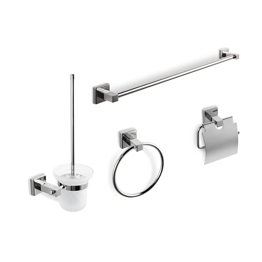 Emke Stainless Steel 4 - Piece Bathroom Hardware Set