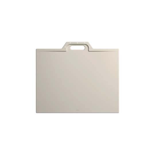 1200 x 900 mm Steel Enamel Shower Tray - Beige