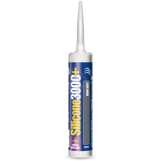 Tilemaster - 3000 Plus Dark Grey 310ml Silicone