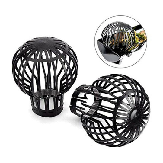 Sunflowergb - 2 Pieces Roof Drain Strainer Reusable Plastic Sewer Ditch Protection Cover Detachable Convenient Drain Filter, Roof Gutter Balloon