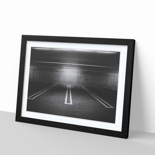 'Architecture Car Parking Structure' Framed Photographic Print