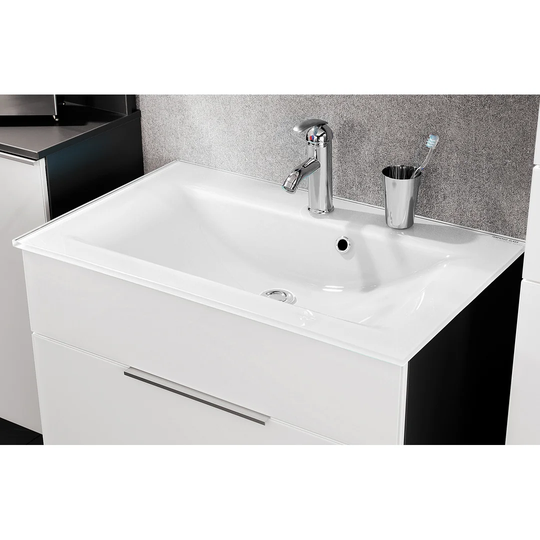 Kara Glass Rectangular Inset Basin