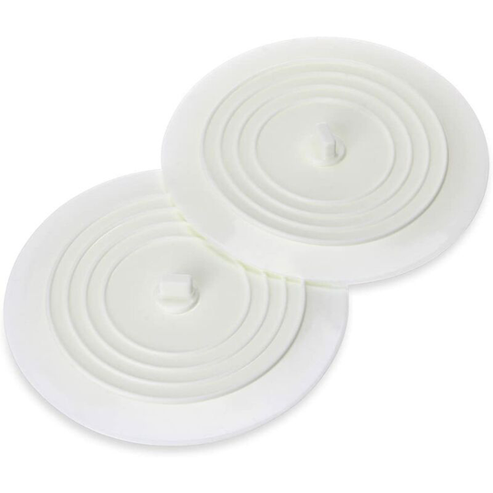 Universal Silicone Rubber 6 '' Drain Plug for Kitchen, Bathroom, Sink, Basin, Bathtub, Travel Drain Plug, 2-Piece Soekavia