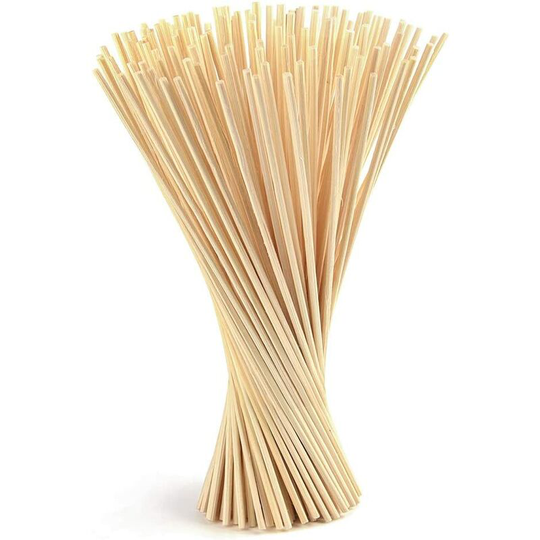 100pcs Reed Oil Aroma Diffuser Wood Color(25cm)