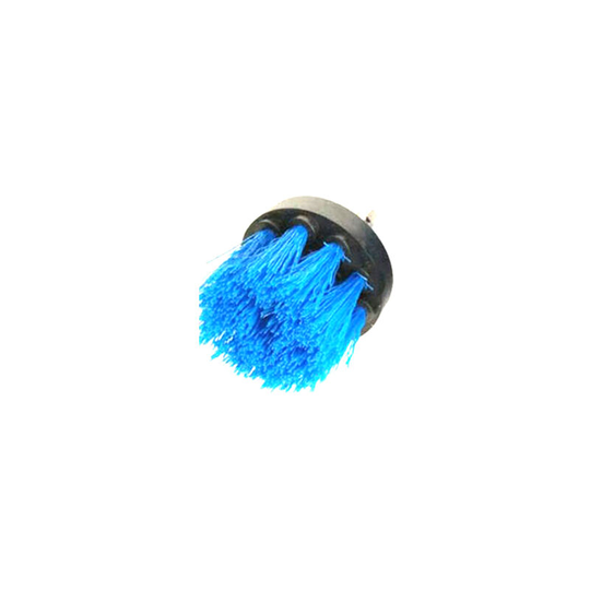 Asupermall - Drill Brush Bathtub Tile Cleaning Brush Tool Round Full Electric Bristle Drill Brushes Scrubber Brush,Blue - Blue