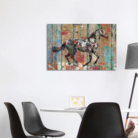 'Source Of Life (Wild Horse)' by Debi Coules - Wrapped Canvas Graphic Art Print