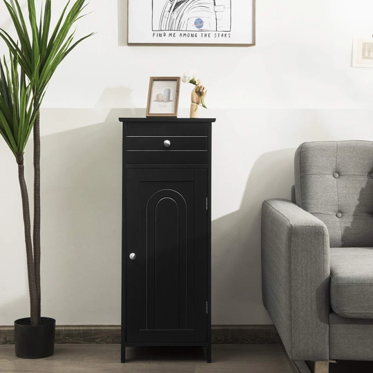 35" W x 87" H x 30" D Freestanding Bathroom Cabinet