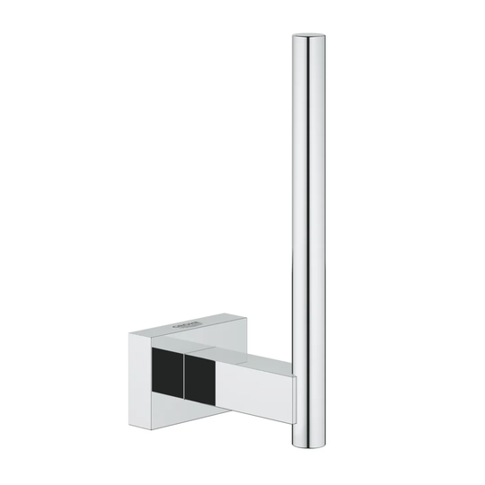 GROHE Essentials Cube spare paper holder, chrome finish, concealed fastening 40623001