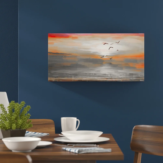 'Winged Trip' by East Urban Home Graphic Art Print on Wrapped Canvas
