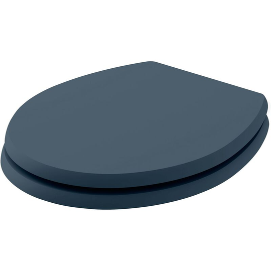 Fitzroy Soft Close Toilet Seat Stiffkey Blue - Bayswater