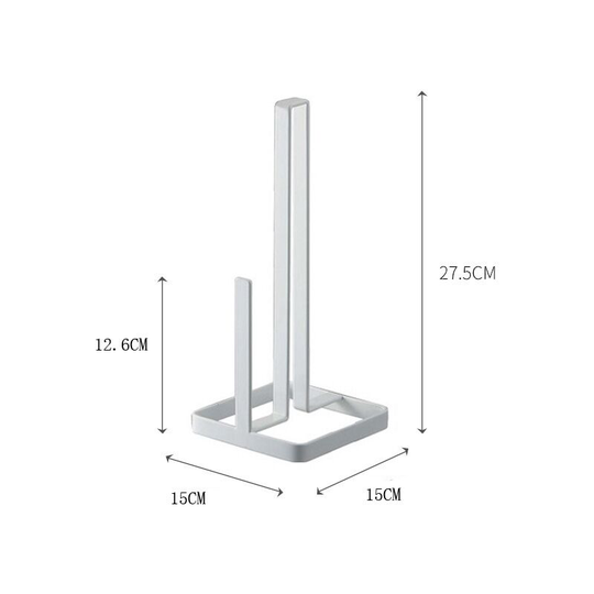 Removable Towel Rack Convenient Paper Storage Dining Room Convenient Freestanding Racks (White) l