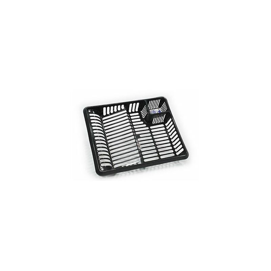 Large Plastic Dish Drainer - Plate And Rack Holder - Kitchen - Graphite