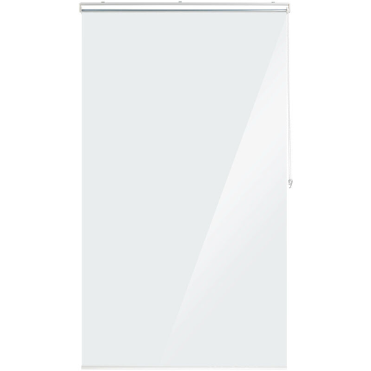 Bathroom Roller Blind, Shower & Bathtub, Water Repellent, Fast Drying, Ceiling & Window, 120x240cm Transparent - Relaxdays